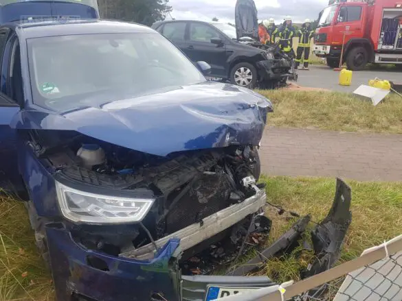 Vier Verletzte nach Zusammenstoß zweier Autos in Melle