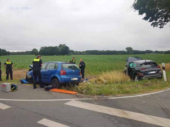 Wieder schwerer Unfall an Kreuzung in Ostercappeln, ein Mensch in Lebensgefahr Wieder schwerer Unfall an Kreuzung in Ostercappeln, ein Mensch in Lebensgefahr