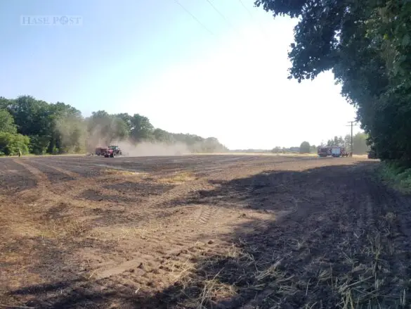 Mehrere Wald- und Flächenbrände im Landkreis Osnabrück