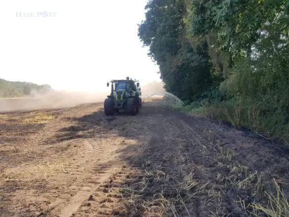 Mehrere Wald- und Flächenbrände im Landkreis Osnabrück