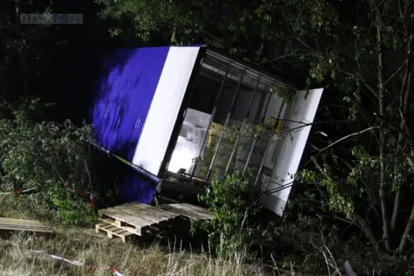 LKW-Bergung in zwei Nächten, Autobahn A1 war voll gesperrt
