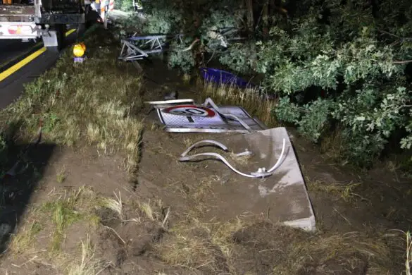 LKW-Bergung in zwei Nächten, Autobahn A1 war voll gesperrt