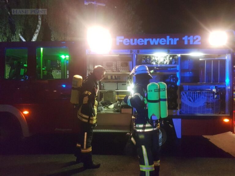 Wohnwagenbrand auf Campingplatz in Melle / Foto: Westermann