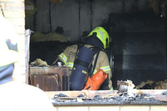 Feuer in Wohnhaus in Osnabrück-Pye