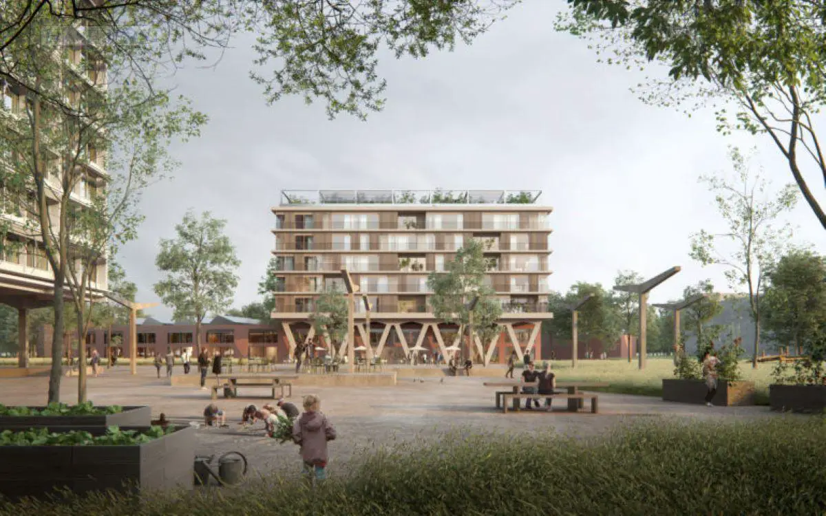 Zusammen mit dem CIC am ringlokschuppen entsteht im Lok-Viertel eine KI-Hochburg. Foto: Architekten Venus