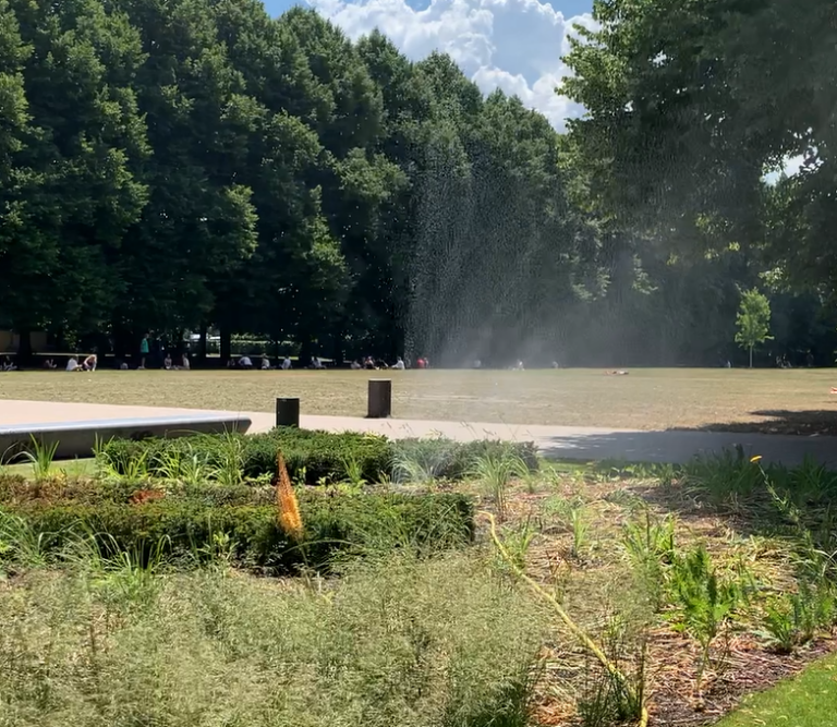 Rasensprenger im Schlossgarten