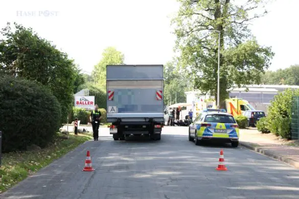 Schwer verletzt - Kleintransporter erfasst Motorrad in Georgsmarienhütte