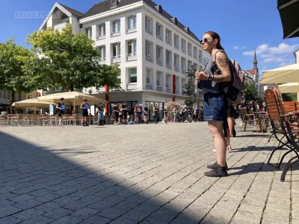 Menschenkette Tierschützer