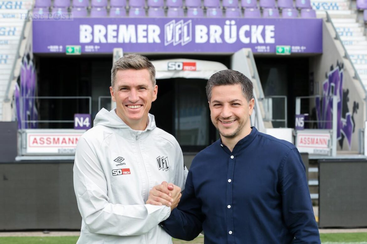 Tobias Schweinsteiger mit Sportdirektor Amir Shapourzadeh / Montage: HP auf Foto: Jana Lange