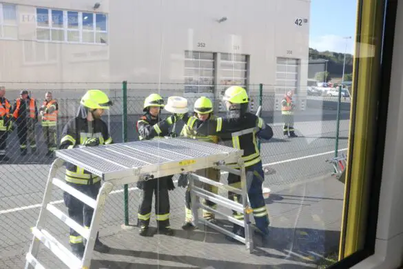 Großübung eines Zugunfalls im Landkreis Osnabrück