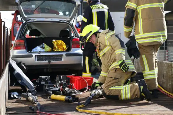 Großübung eines Zugunfalls im Landkreis Osnabrück