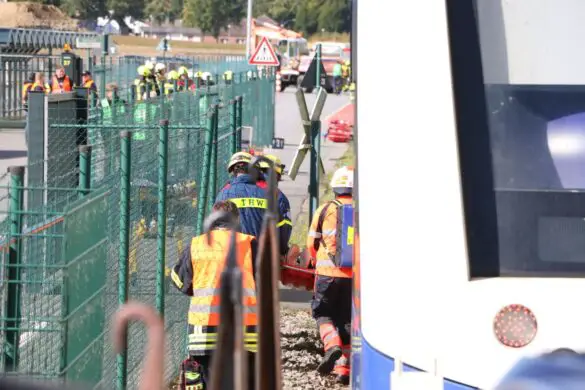 Großübung eines Zugunfalls im Landkreis Osnabrück