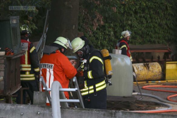 Pferdestall bei Brand in Wallenhorster Ortsmitte zerstört