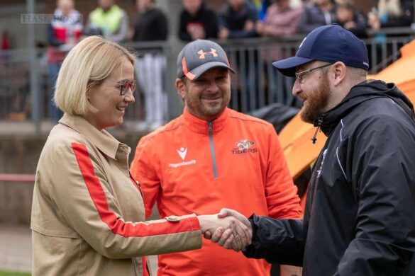 Footballspiel Osnabrück OSC Tigers gegen Göttingen Generals / Foto: Dieter Reinhard Footballspiel Osnabrück OSC Tigers gegen Göttingen Generals / Foto: Dieter Reinhard