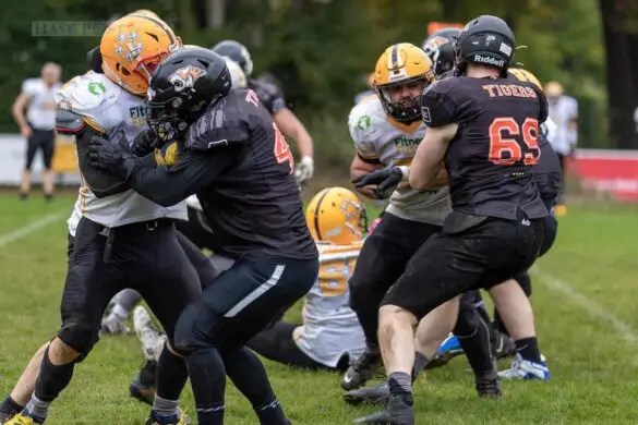 Automatisch gespeicherter Entwurf Footballspiel Osnabrück OSC Tigers gegen Göttingen Generals / Foto: Dieter Reinhard