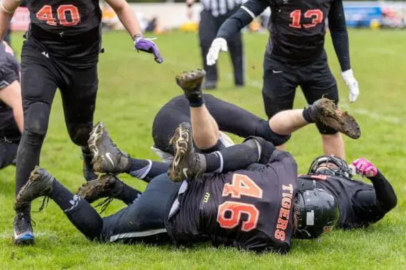 Footballspiel Osnabrück OSC Tigers gegen Göttingen Generals / Foto: Dieter Reinhard Footballspiel Osnabrück OSC Tigers gegen Göttingen Generals / Foto: Dieter Reinhard