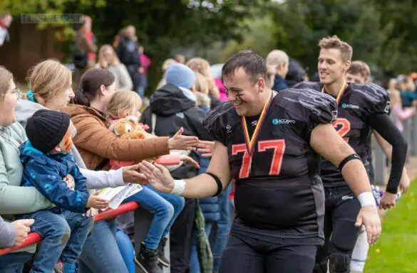 Footballspiel Osnabrück OSC Tigers gegen Göttingen Generals / Foto: Dieter Reinhard Footballspiel Osnabrück OSC Tigers gegen Göttingen Generals / Foto: Dieter Reinhard