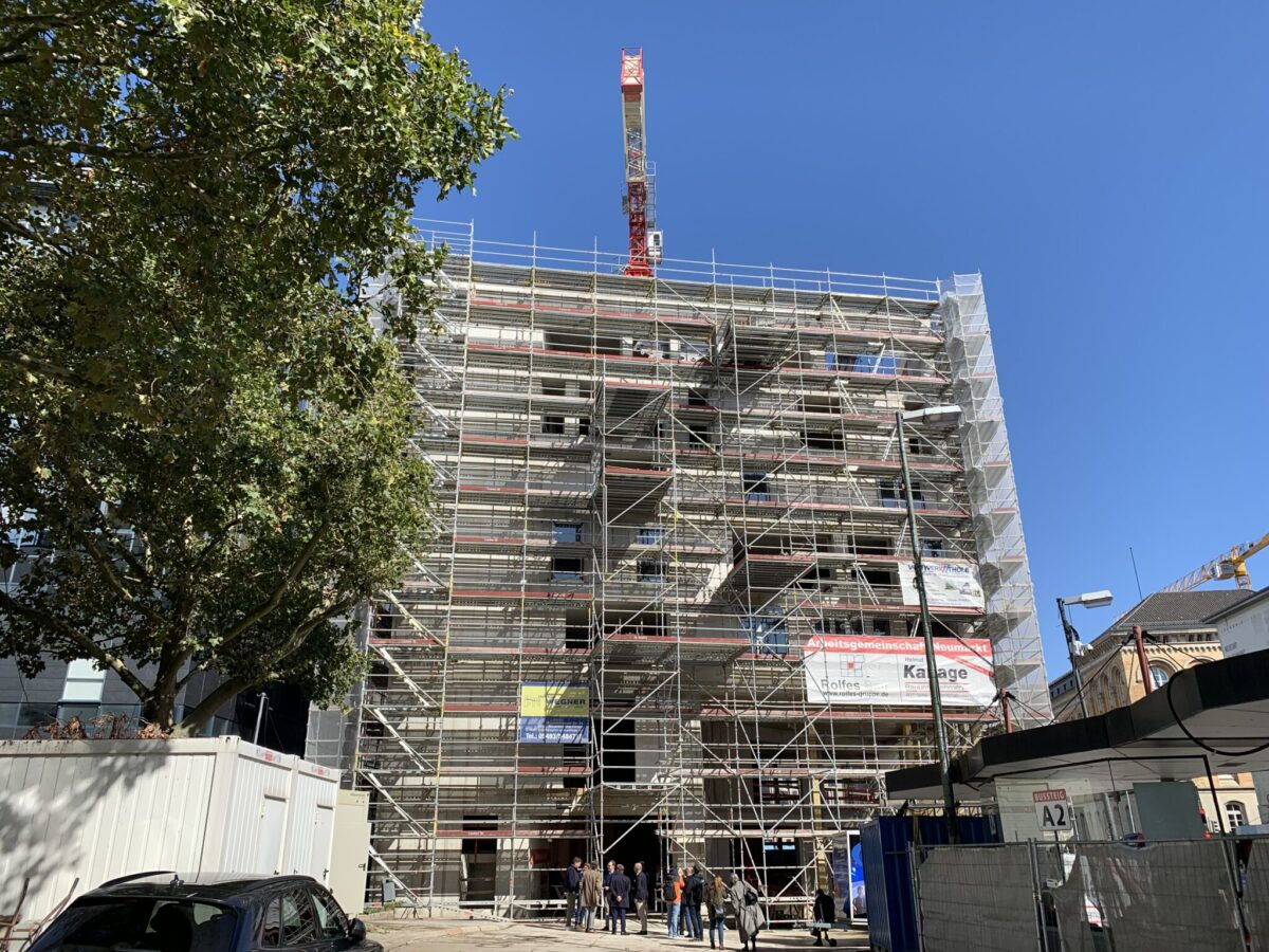 Richtfest am Zauberwürfel / Foto: Guss