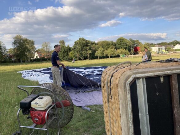 Schritt 3: Ballonhülle auspacken / Foto: Schulte