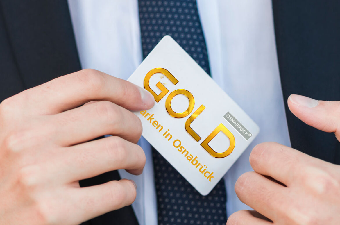 goldene Parkkarte der Ratsmitglieder in Osnabrück
