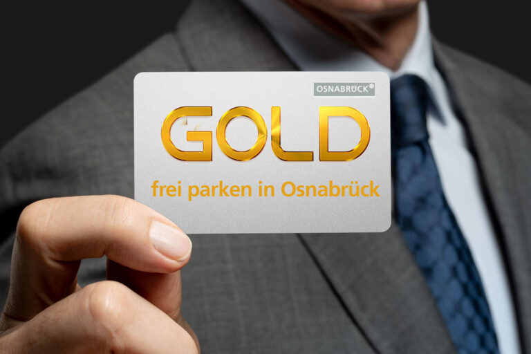 Goldene Parkkarte