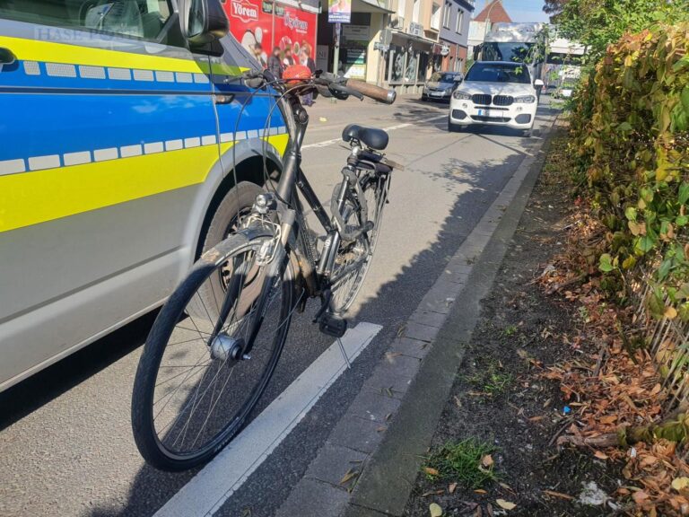 Radfahrerin stürzt an Iburger Straße vor PKW