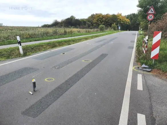 Schwere Verletzungen – PKW mit Motorrad an Kreuzung zusammengestoßen