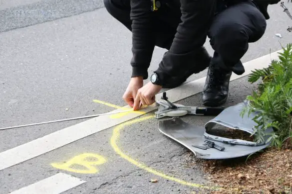 Schwere Verletzungen – PKW mit Motorrad an Kreuzung zusammengestoßen