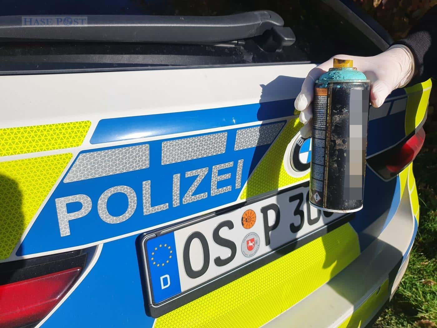 (Symbolbild) Polizei legt Farbschmierern das Handwerk / Foto: Westermann