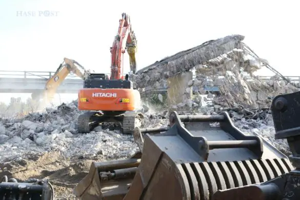 Brückenabriss: Vollsperrung der A1 für ein ganzes Wochenende