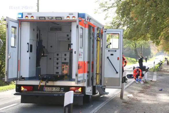 Zwei Schwerverletzte: Auto erfasst Motorroller in Hagen, PKW-Fahrer alkoholisiert