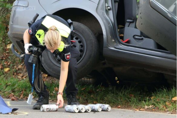 Zwei Schwerverletzte: Auto erfasst Motorroller in Hagen, PKW-Fahrer alkoholisiert