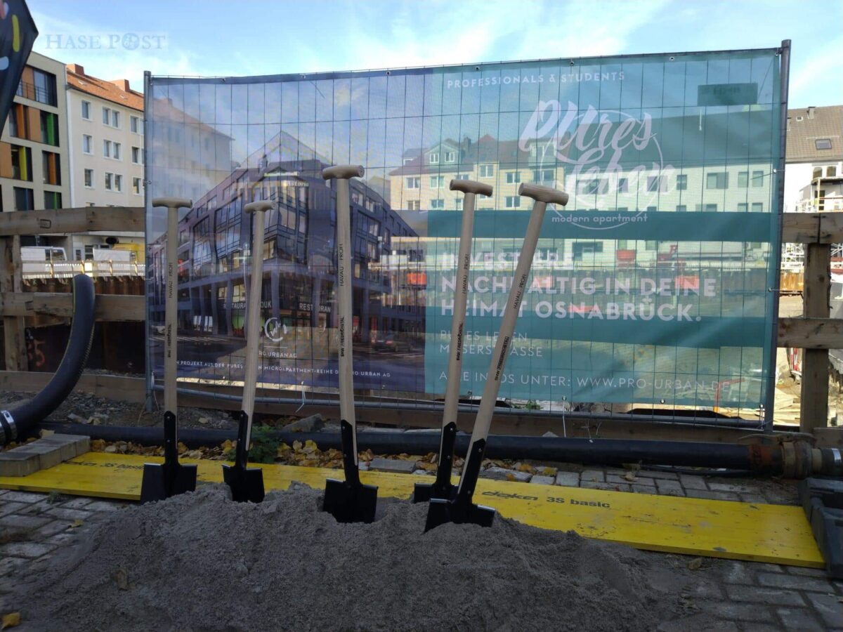 Spatenstich zum Wohnquartier "Pures Leben Möserstraße" / Foto: Tischer