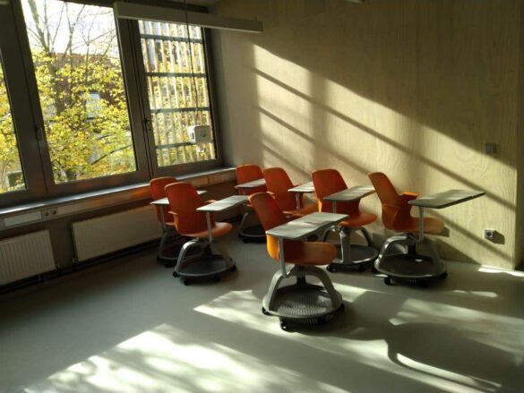 Und so sieht das Studierendenzentrum von innen ausUnd so sieht das Studierendenzentrum von innen aus / Foto: Tischer