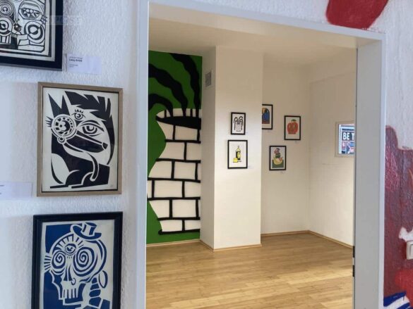 Erste Eindrücke der Innenausstellung, die vom 14. bis zum 22. Oktober besucht werden kann. / Foto: Schulte