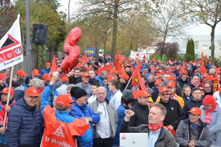 Rund 770 Beschäftigte streikten am Donnerstag. / Foto: IG Metall