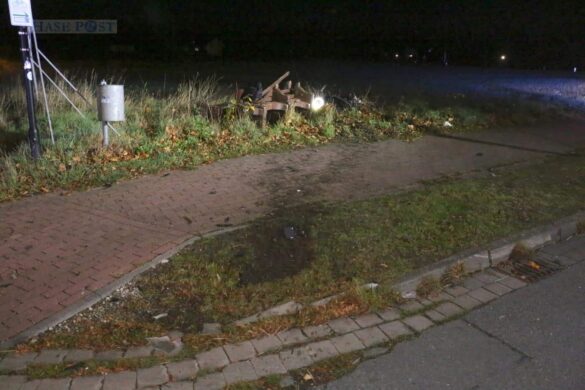 Kollision zwischen PKW und Motorrad in Dissen