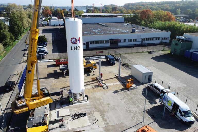 Q1 rüstet Station in der Benzstraße um / Foto: Q1