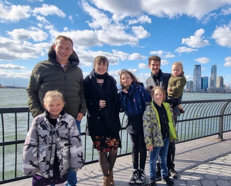 Rene geniesst mit Natascha und ihrer Familie die gemeinsame Zeit in New York / Foto: DKMS