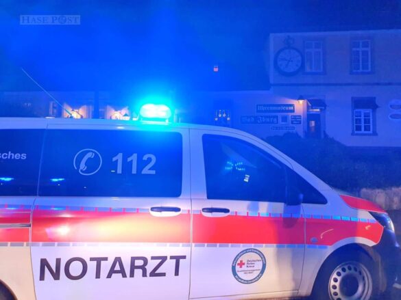 Radfahrerin bei Zusammenstoß mit PKW in Bad Iburg verletzt – Fahrrad ohne Licht unterwegs