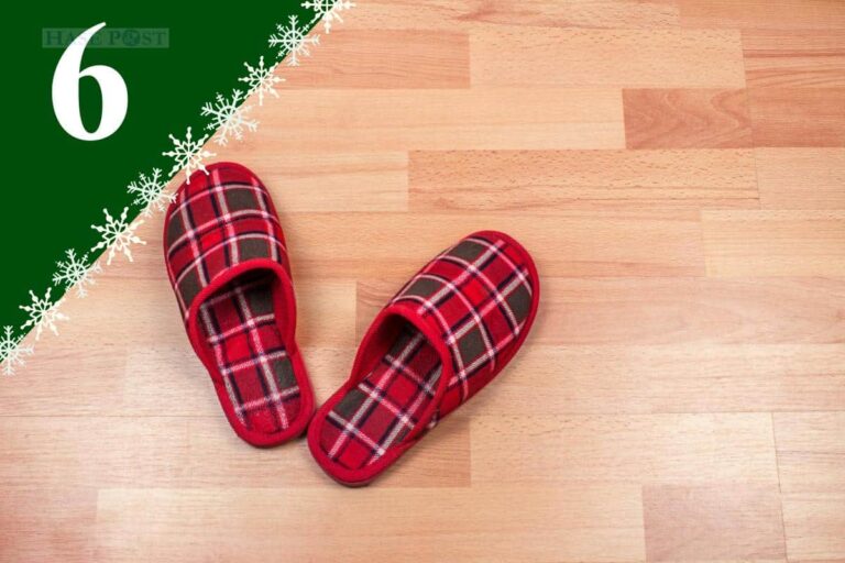Auch Puschen reichen dem Nikolaus.