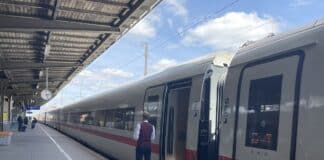 ICE der Deutschen Bahn im Hauptbahnhof Osnabrück, Foto: Pohlmann