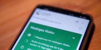 Nutzung der Corona-Warn-App sinkt auf unter 40 Prozent