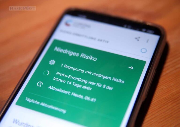 Nutzung der Corona-Warn-App sinkt auf unter 40 Prozent