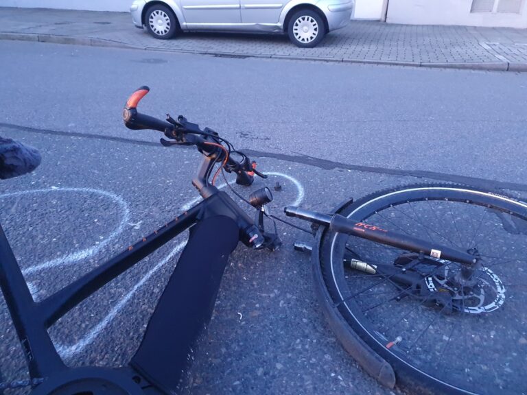 Symbolbild Fahrradunfall in Schinkel