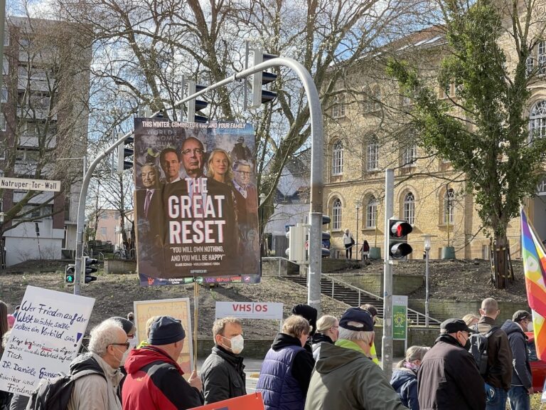 Corona-Demonstration am 19. März 2022, Osnabrück