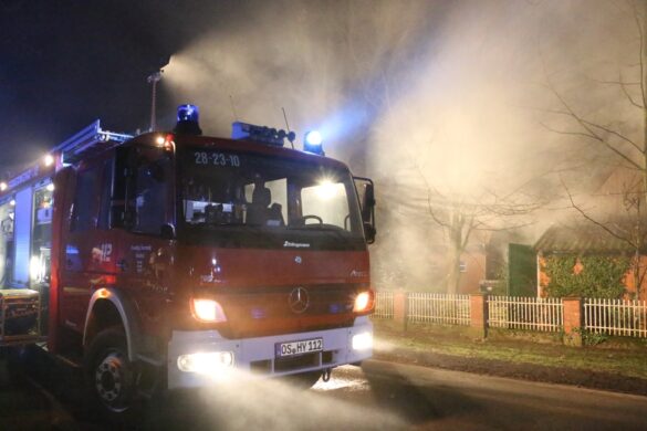 Löschfahrzeug Feuerwehr Glandorf