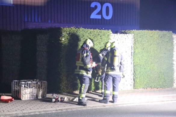 Rauch entdeckt, Feuerwehr sucht Brand in Hasbergen