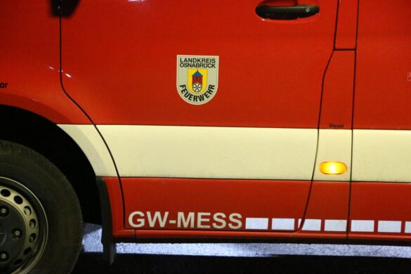 Wegen Großbrand: Gefahrstoffmessungen durch Fachkräfte der Feuerwehr im Landkreis Osnabrück