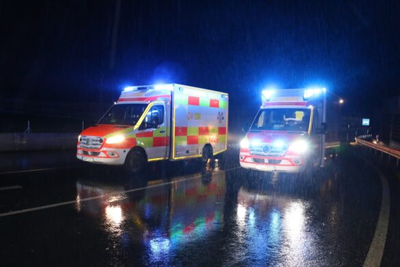 Zwei Rettungswagen